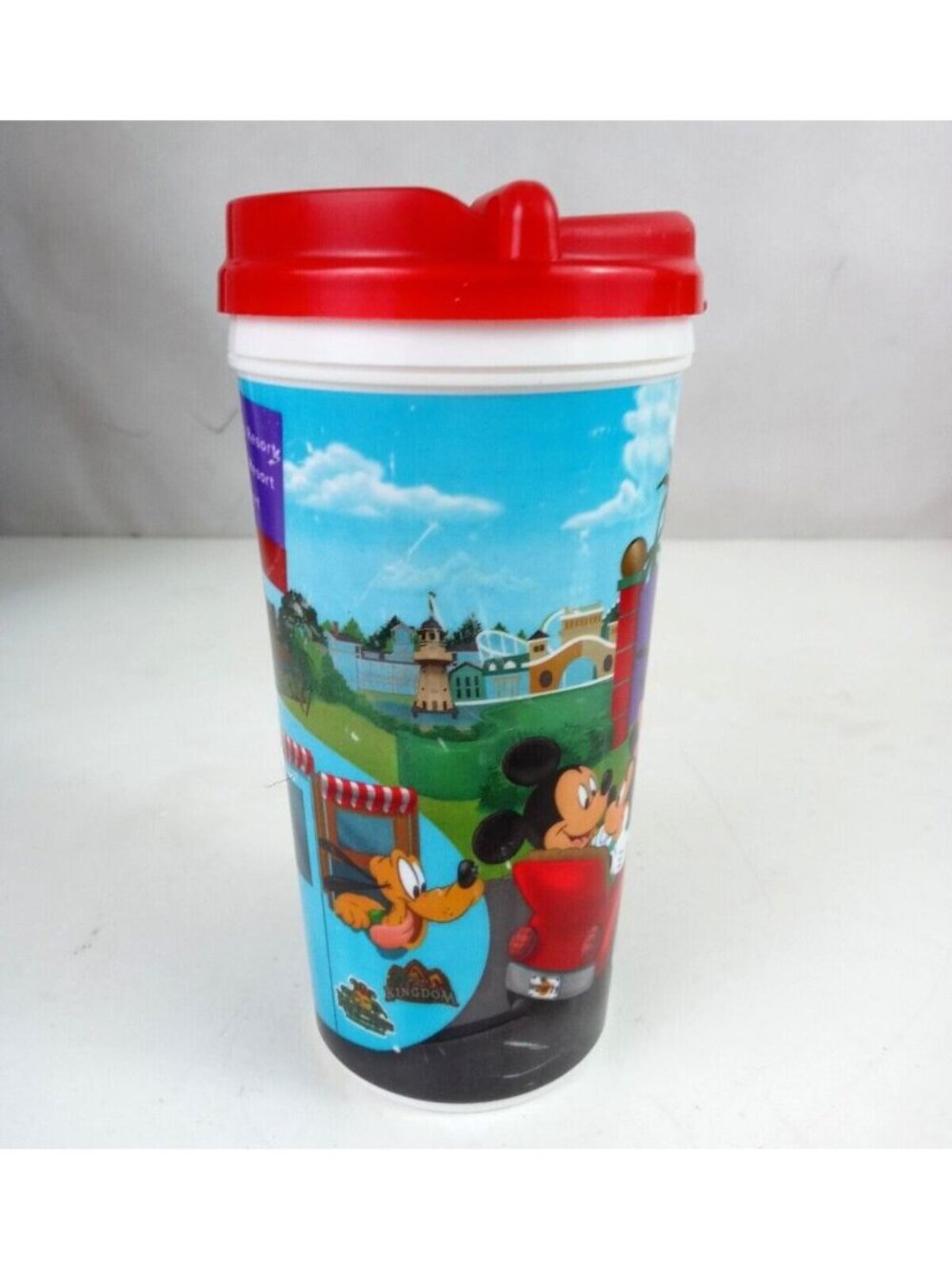 Vintage Whirley Walt Disney World Mickey & Friends Collectible Travel Mug & Lid